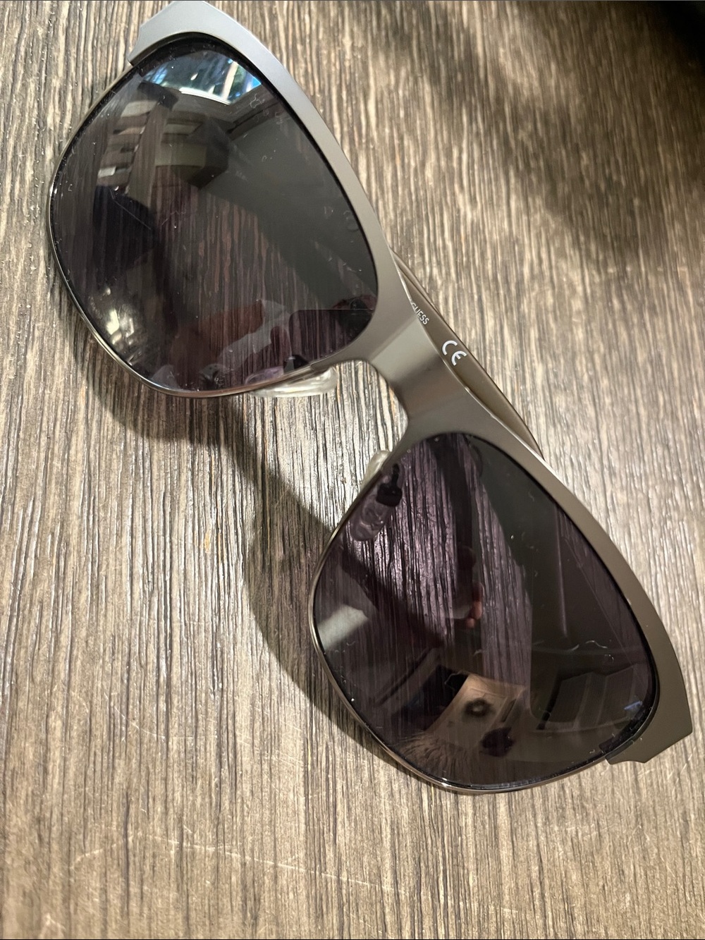 G by Guess GG2098 Aviator Sunglasses Gunmetal Olive